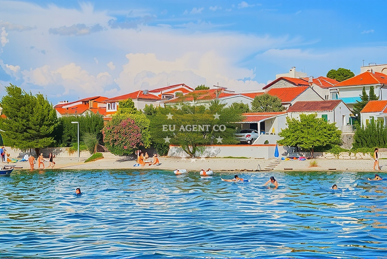 Additional view of Okrug Gornji III beach in Kuzmića I br.2., Trogir