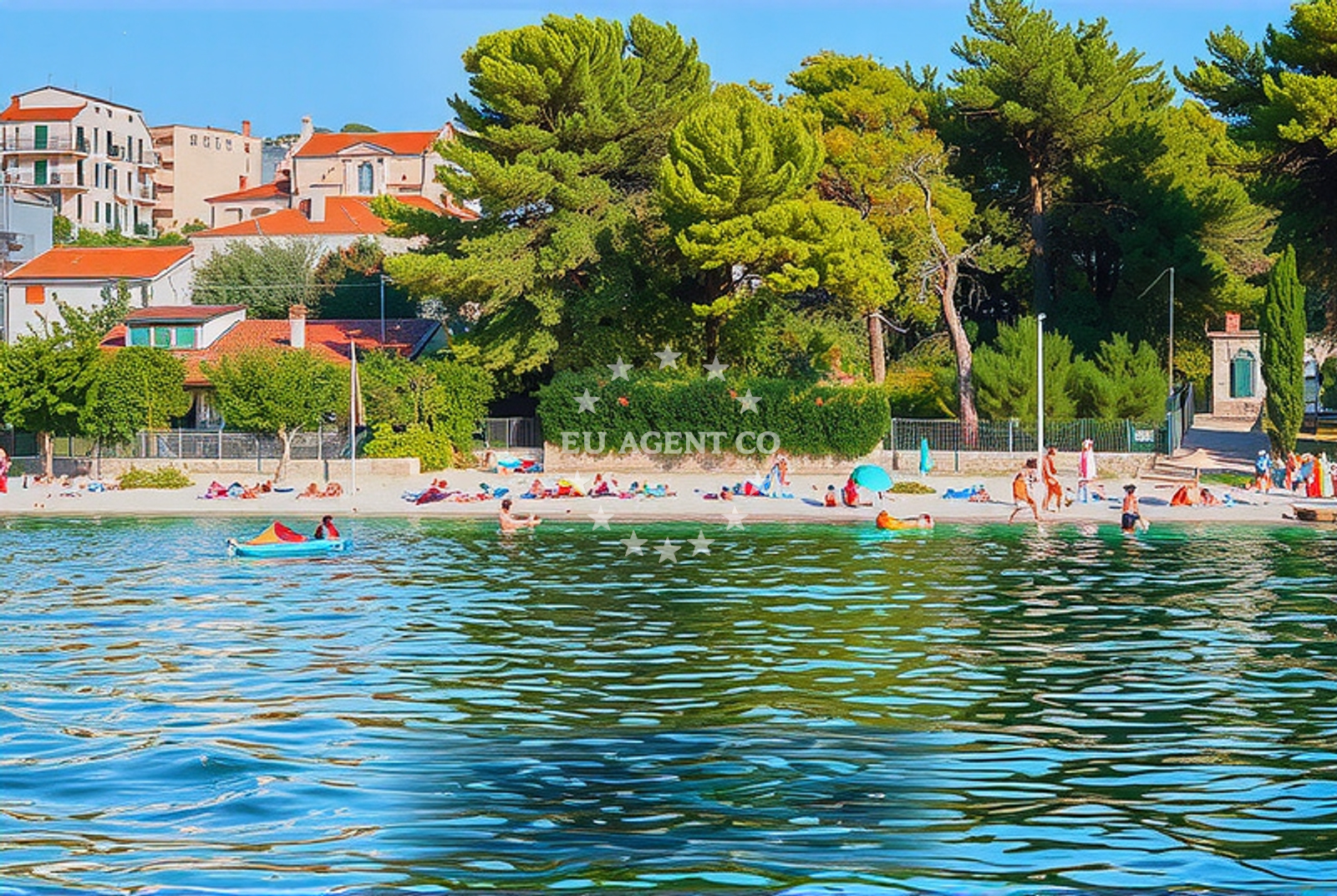 Additional view of Okrug Gornji III beach in Kuzmića I br.2., Trogir