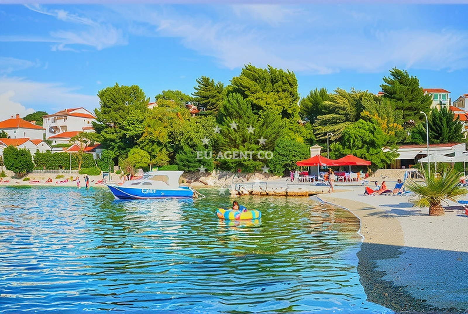 Additional view of Okrug Gornji III beach in Kuzmića I br.2., Trogir