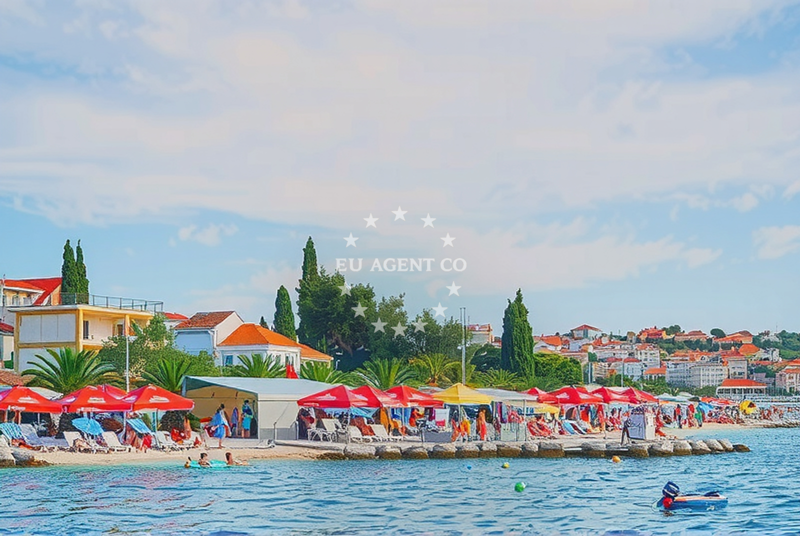 Additional view of Okrug Gornji IV beach in 10 Šetalište Stjepana Radića, Trogir