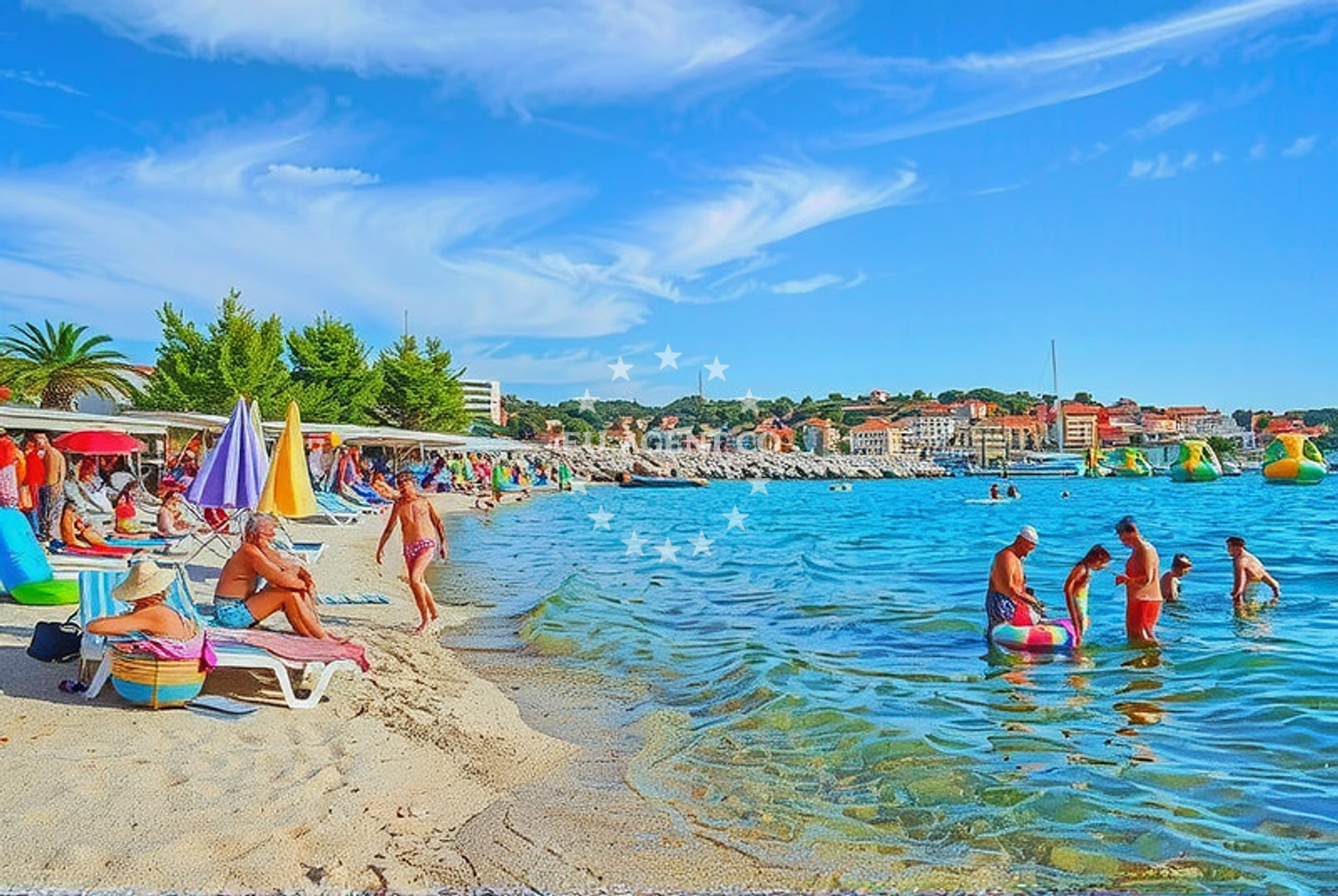 Additional view of Okrug Gornji IV beach in 10 Šetalište Stjepana Radića, Trogir