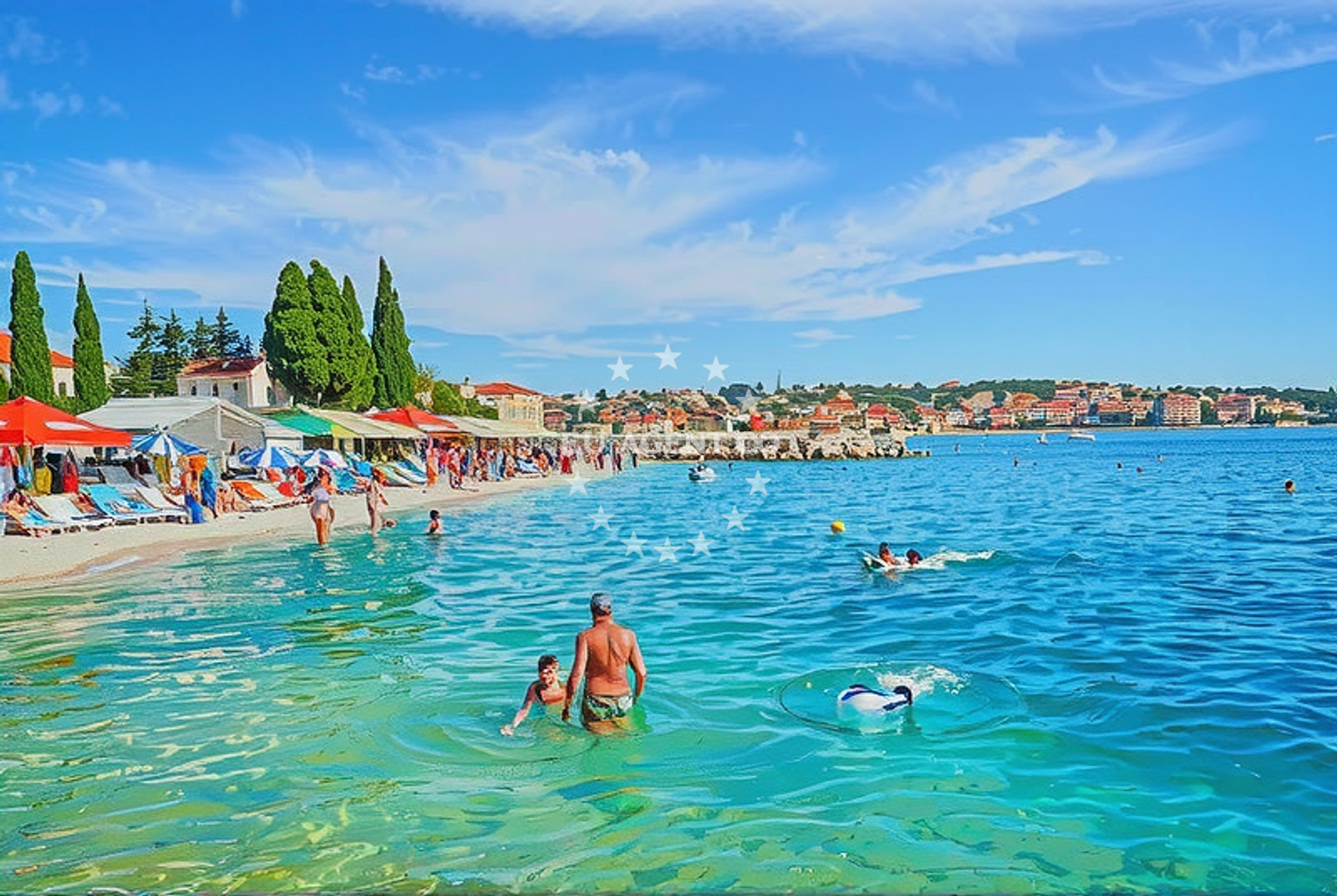 Additional view of Okrug Gornji IV beach in 10 Šetalište Stjepana Radića, Trogir