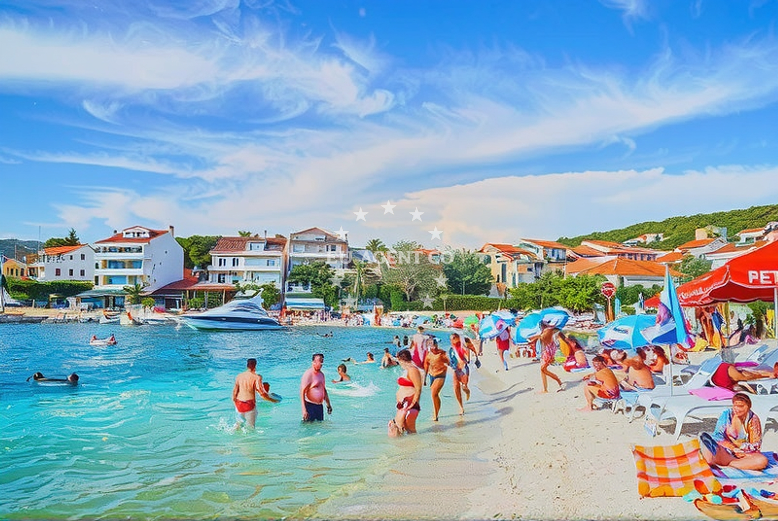 Additional view of Okrug Gornji IV beach in 10 Šetalište Stjepana Radića, Trogir