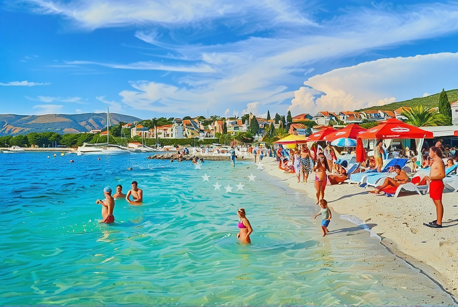 Additional view of Okrug Gornji IV beach in 10 Šetalište Stjepana Radića, Trogir