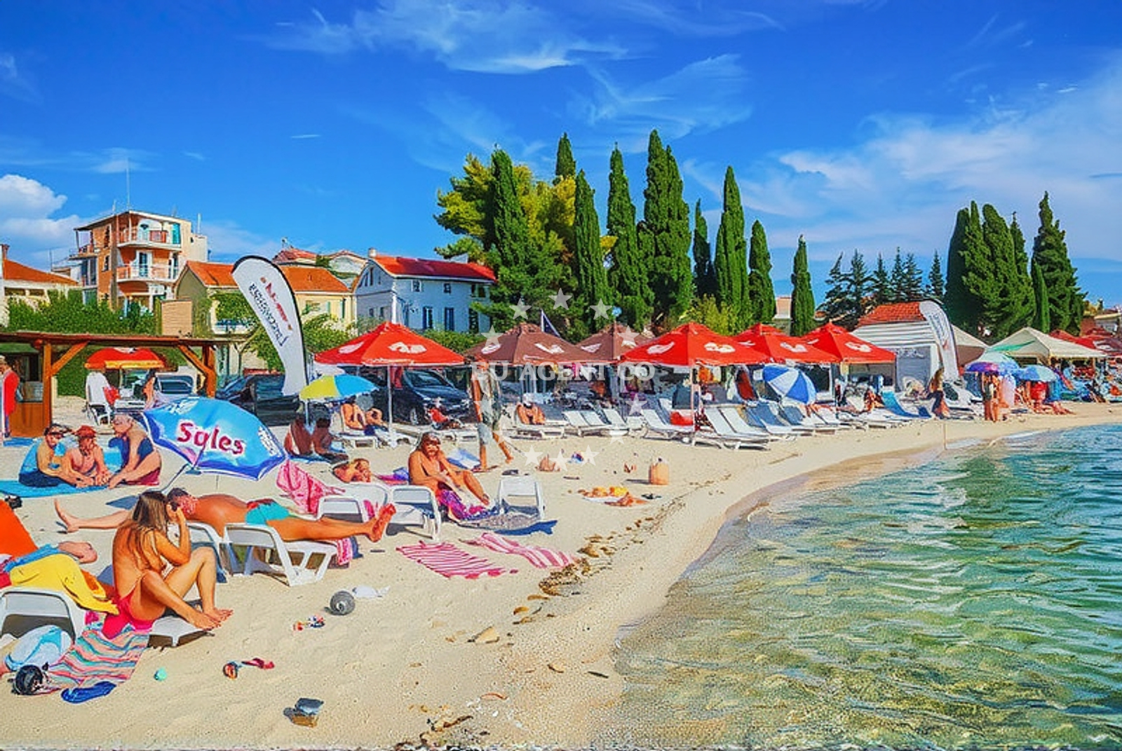 Additional view of Okrug Gornji IV beach in 10 Šetalište Stjepana Radića, Trogir