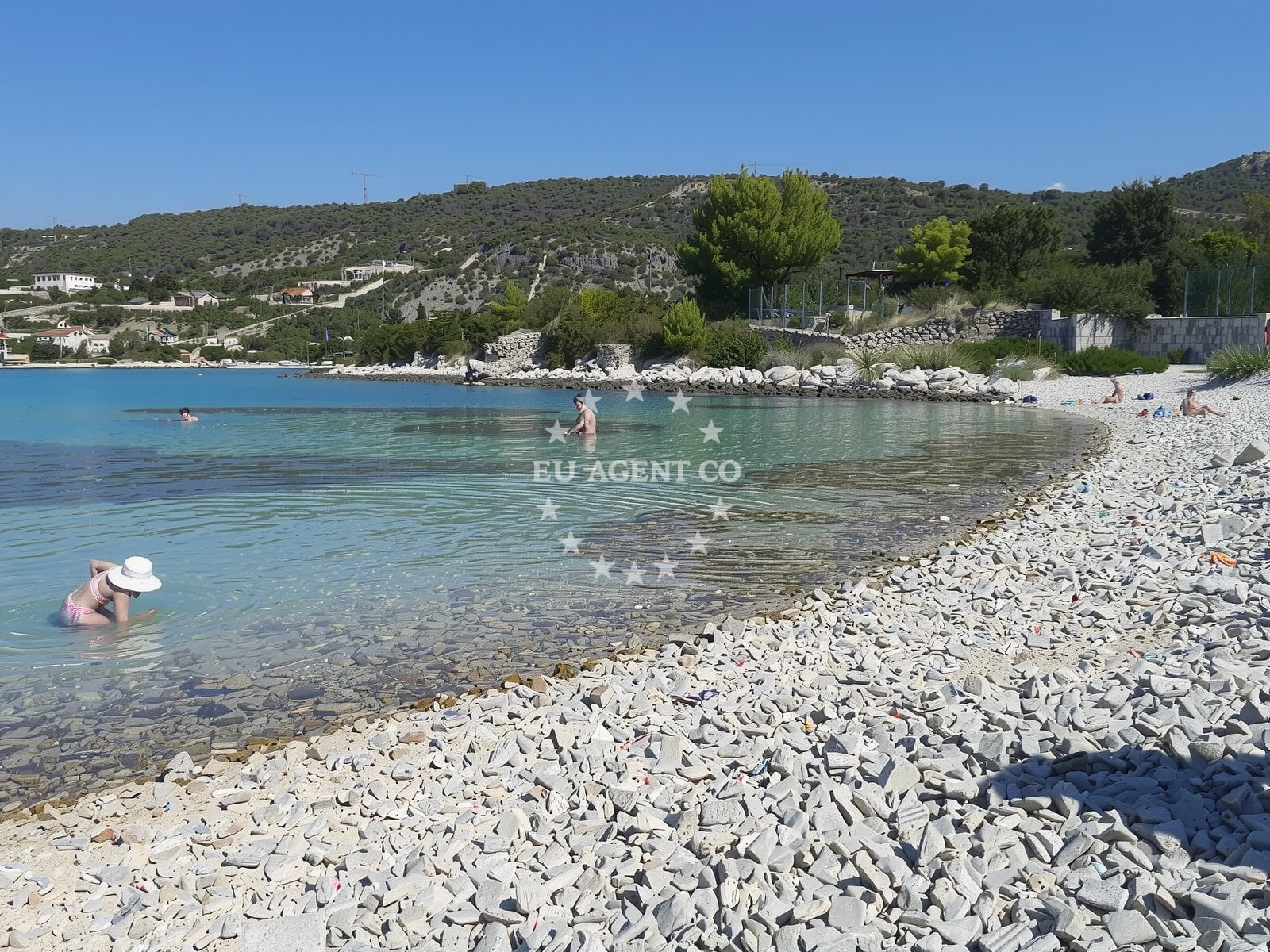 Additional view of Old Trogir beach in Alina 10, Sevid