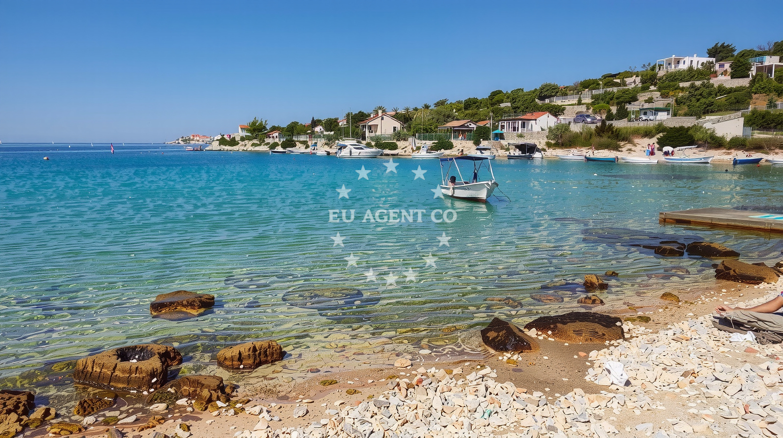 Additional view of Old Trogir beach in Alina 10, Sevid