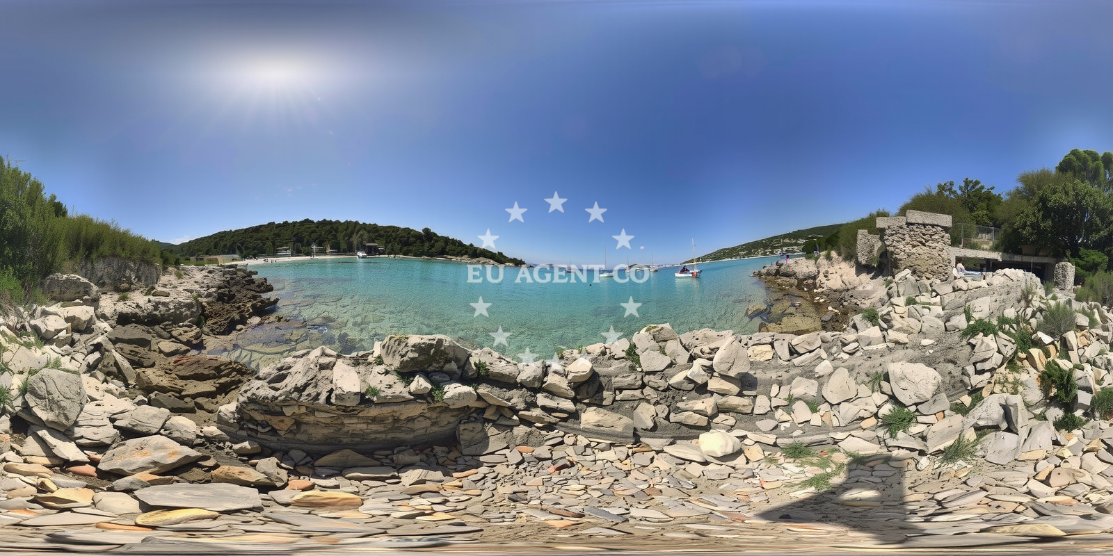 Additional view of Old Trogir beach in Alina 10, Sevid