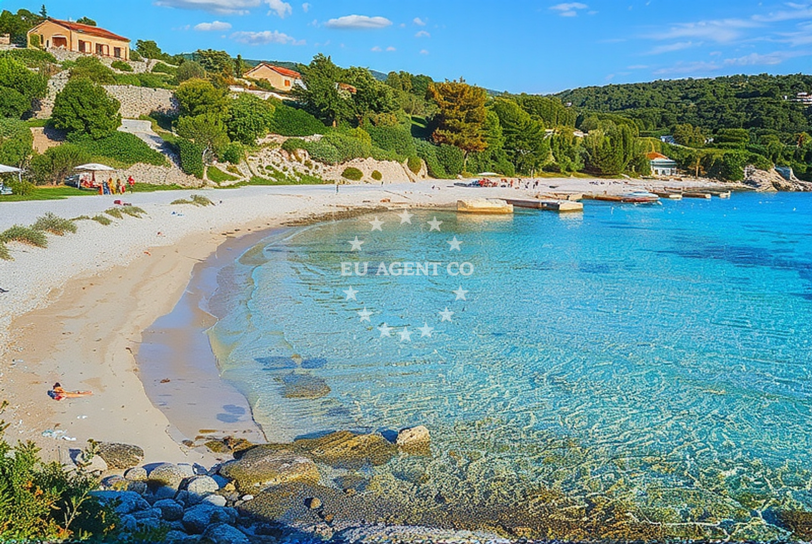 Additional view of Old Trogir beach in Alina 10, Sevid