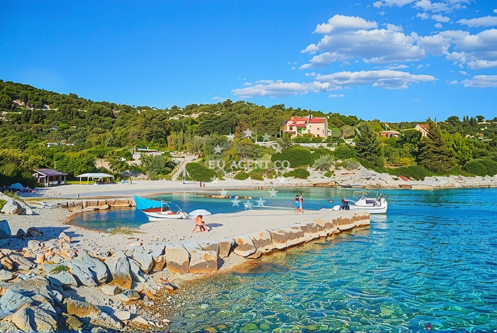 Additional view of Old Trogir beach in Alina 10, Sevid