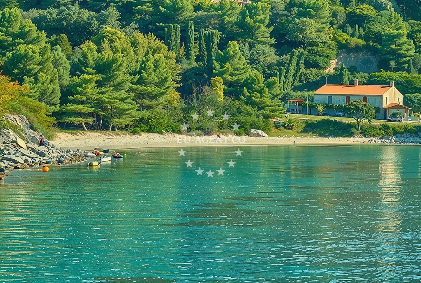 Additional view of Olipa beach in Ploča 9, Doli