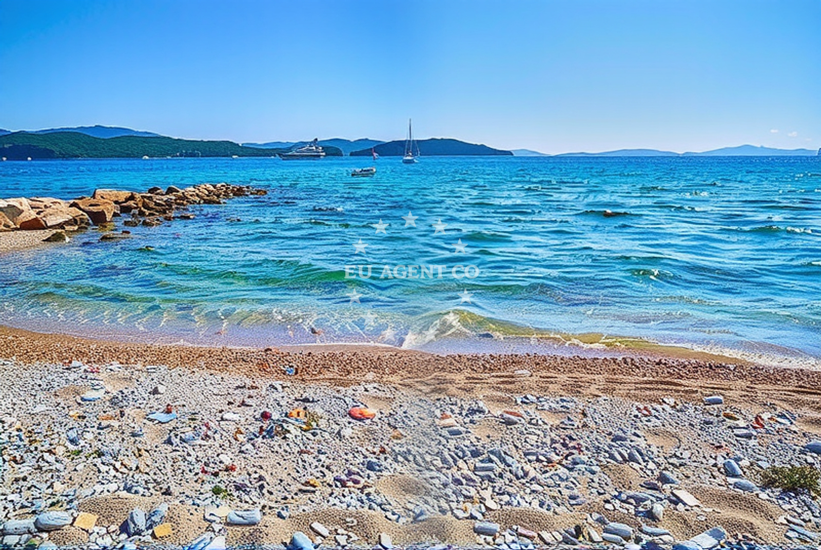 Additional view of Olive beach in Jadrija V/ 11, Zaton