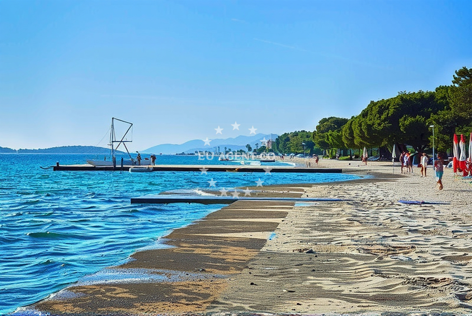 Additional view of Olive beach in Jadrija V/ 11, Zaton