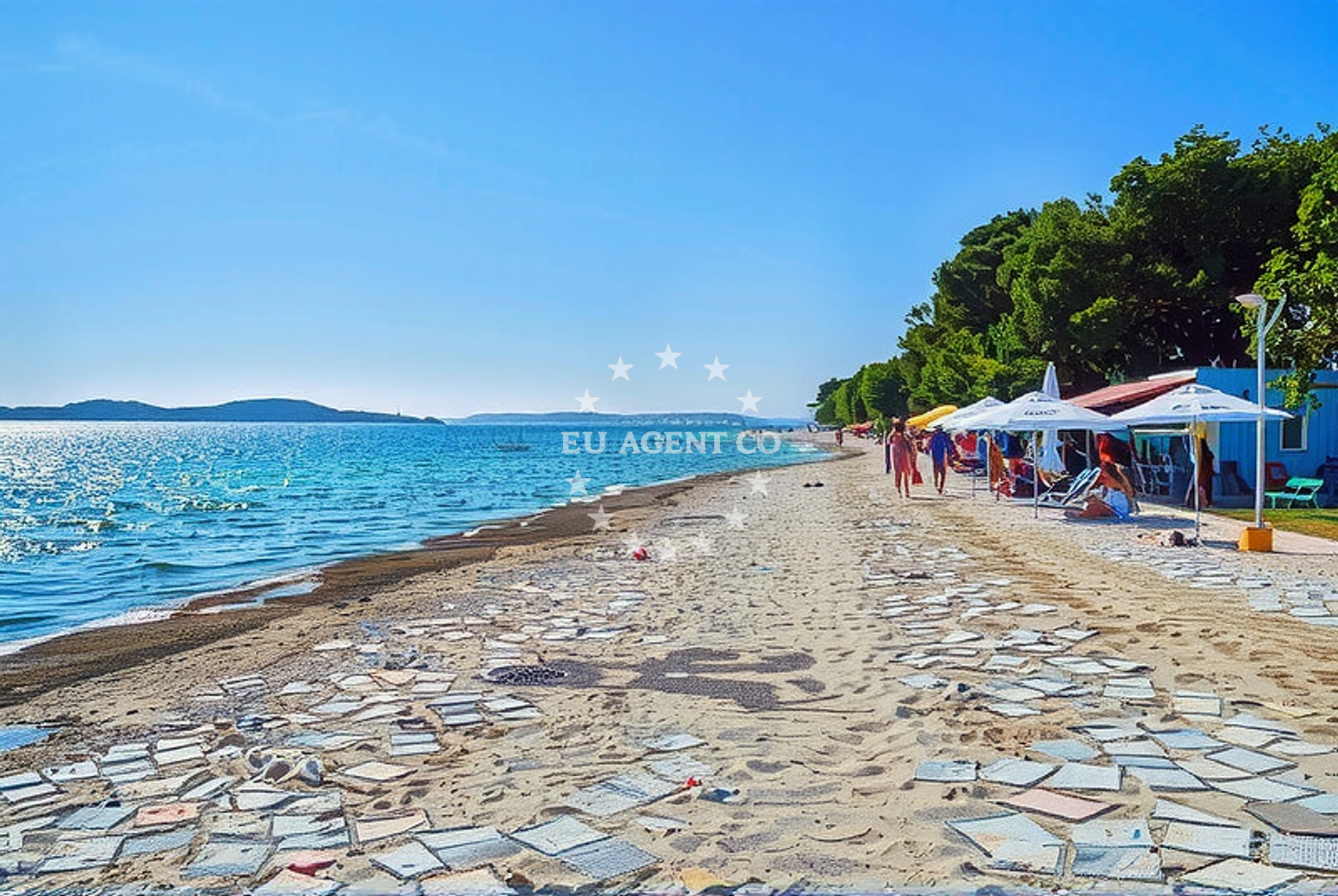 Additional view of Olive beach in Jadrija V/ 11, Zaton
