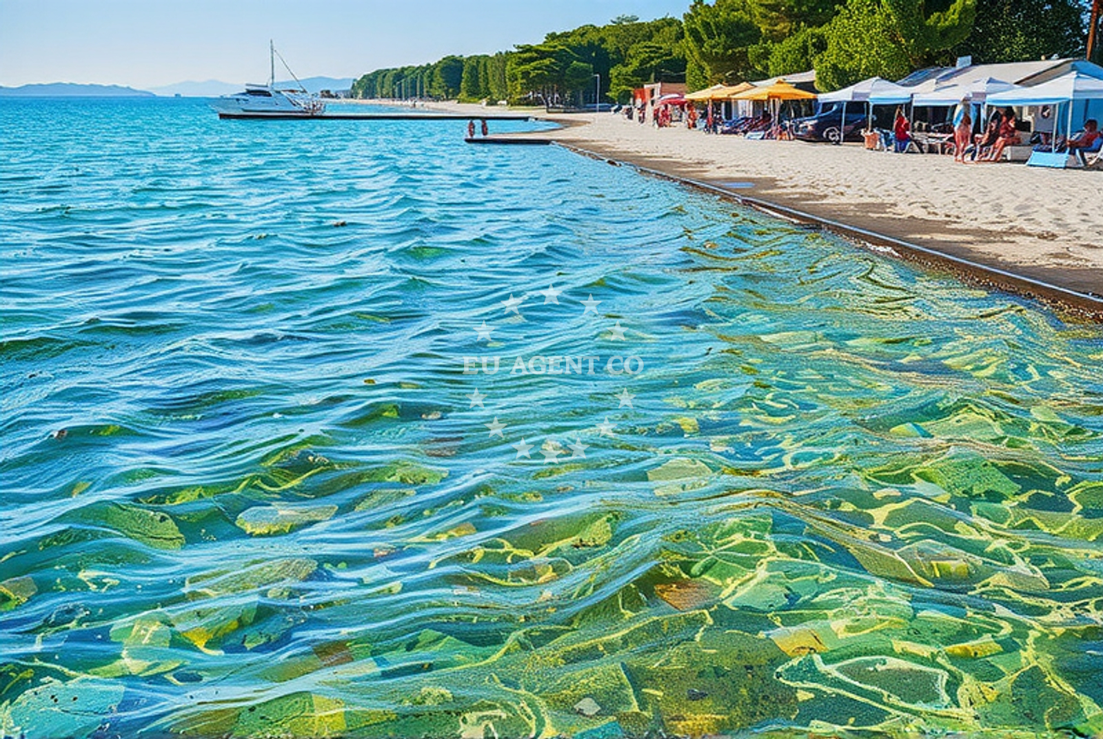 Additional view of Olive beach in Jadrija V/ 11, Zaton