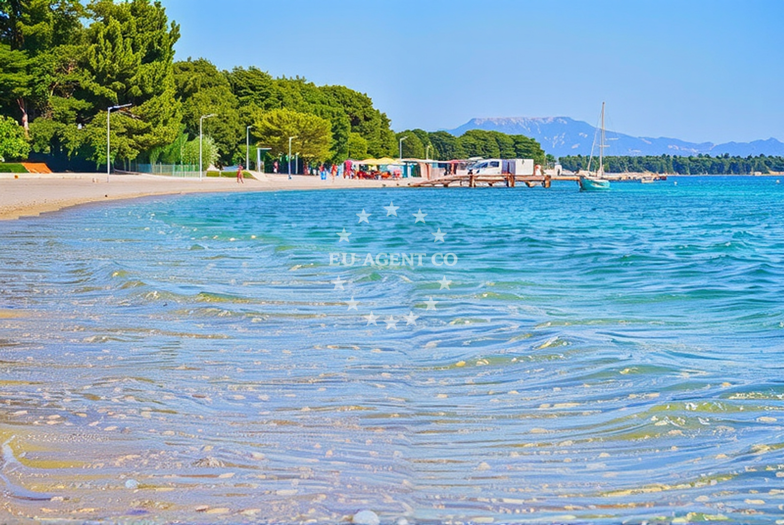 Additional view of Olive beach in Jadrija V/ 11, Zaton