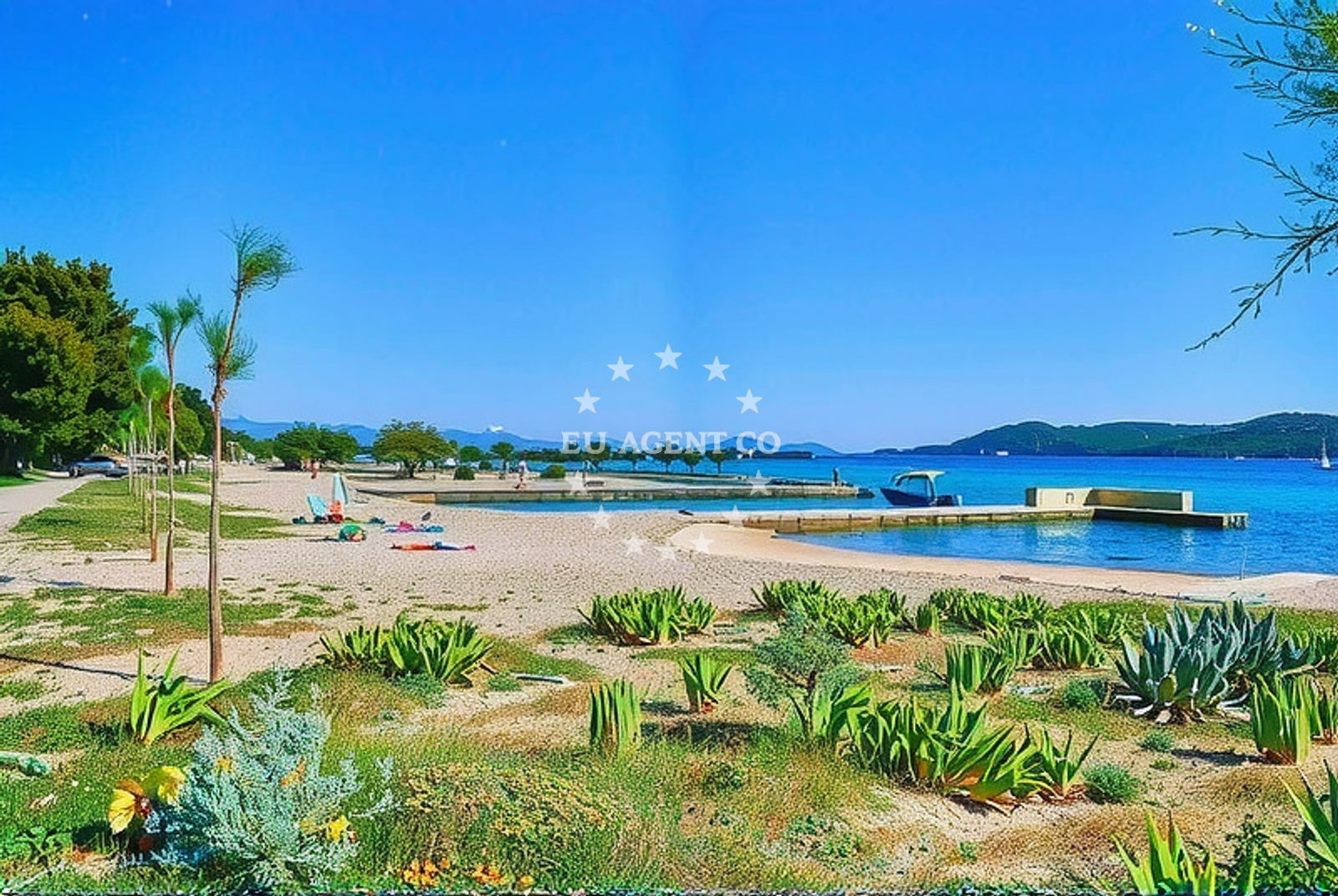 Additional view of Olive beach in Jadrija V/ 11, Zaton