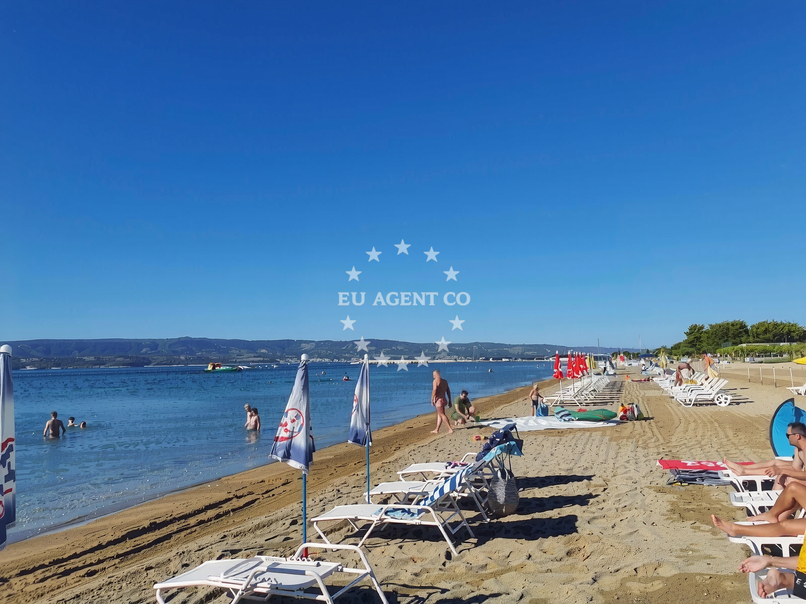 Additional view of Omis beach in , Omiš