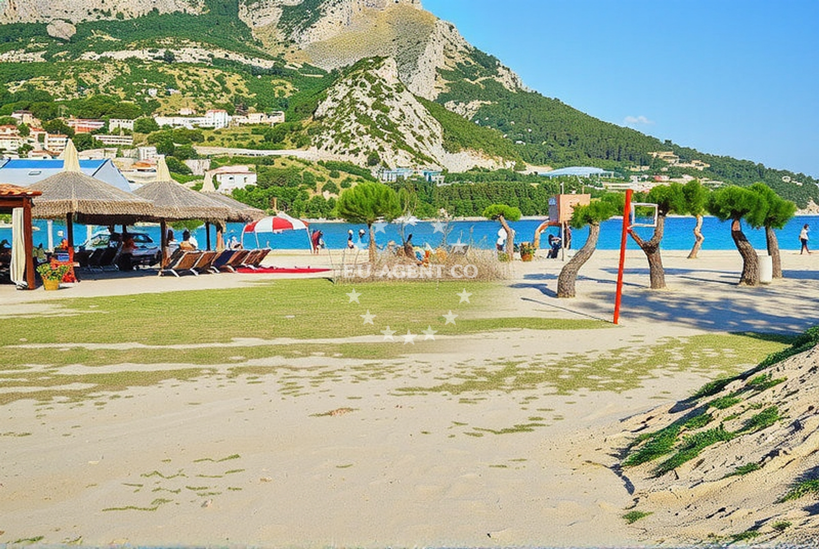 Additional view of Omis beach in , Omiš