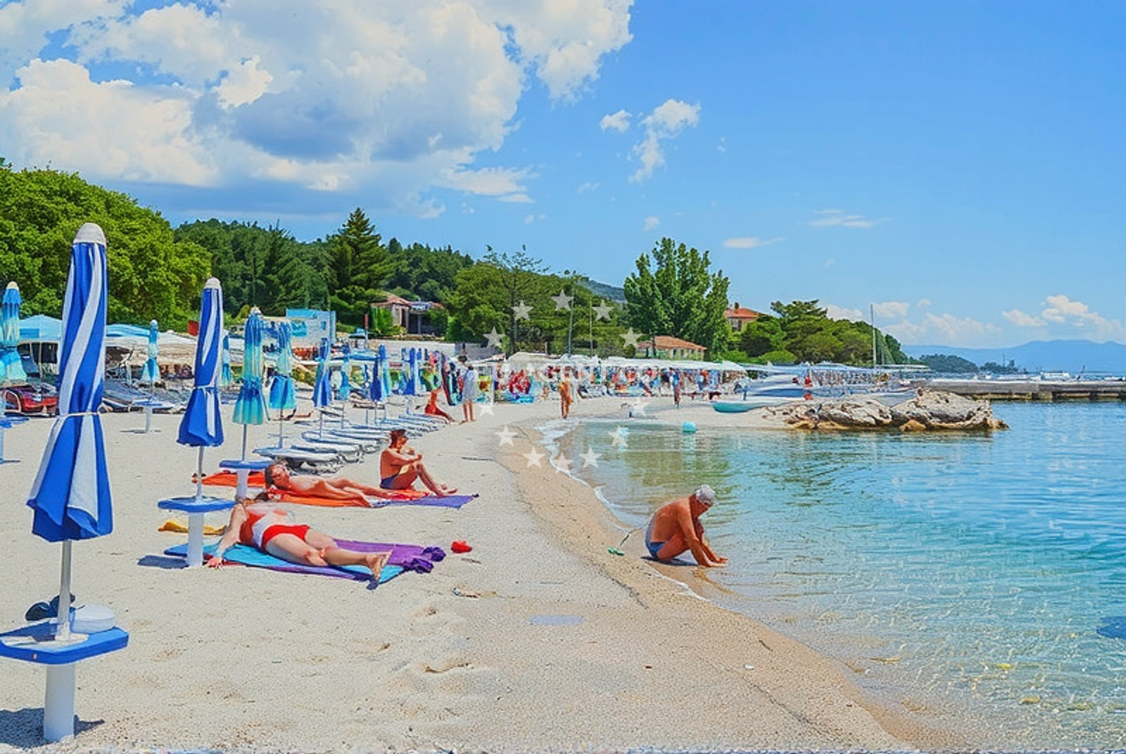 Additional view of Omorika beach in Ulica Marije Styskalove 1, Crikvenica