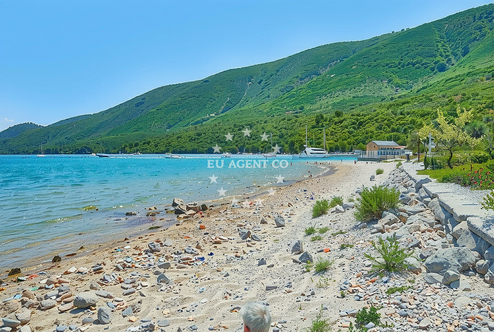 Overview of Đonta, Duba Stonska Beach in Đonta
