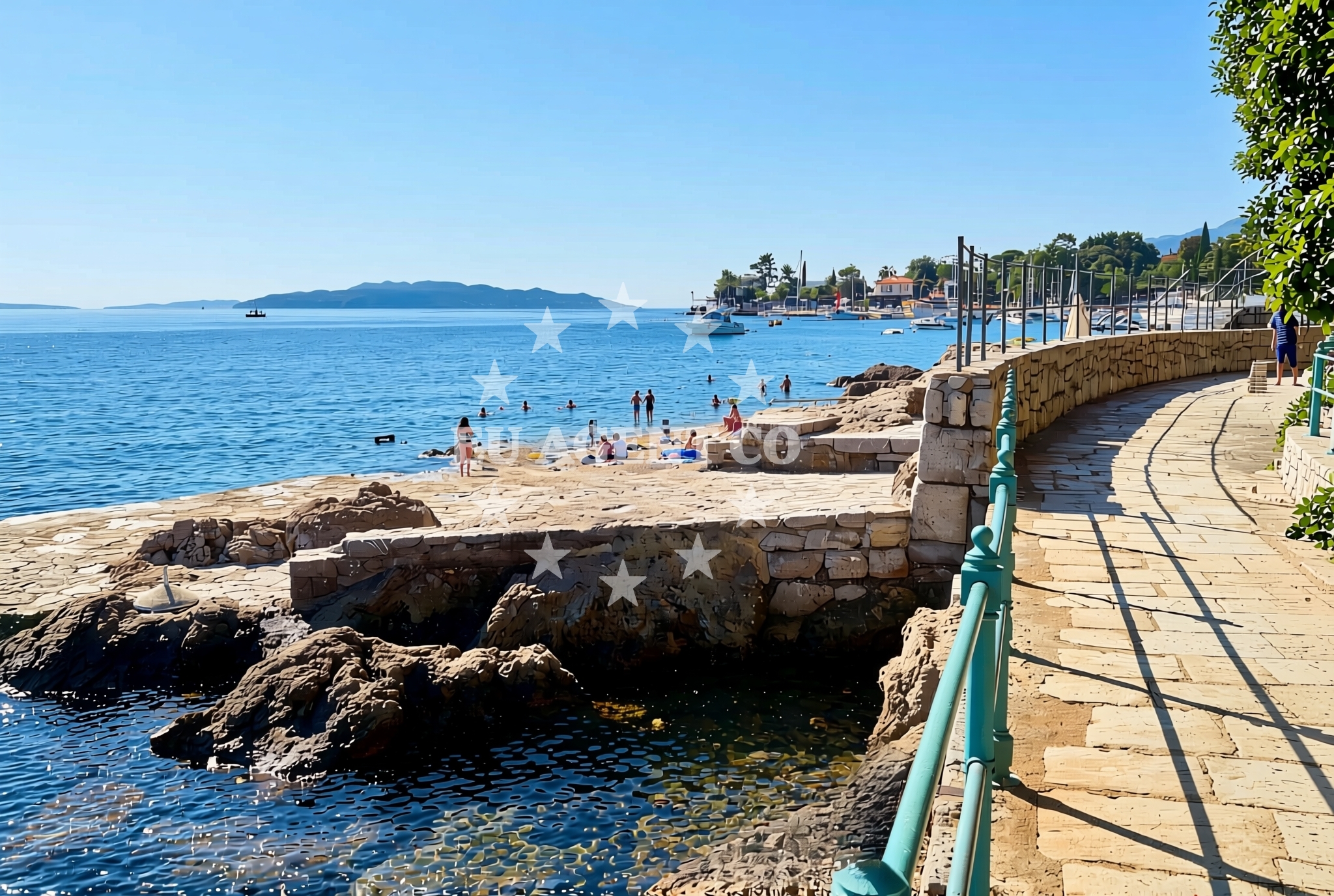 Beach facilities and surroundings at Opatija: beaches and coves (18) in Opatija