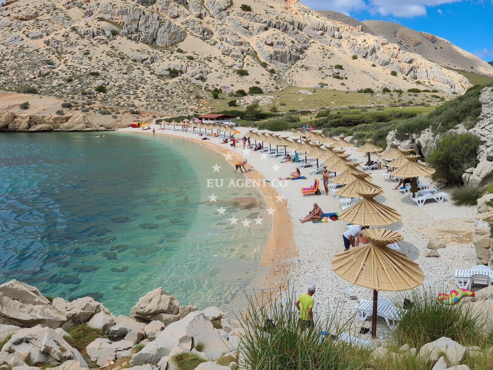 Additional view of Oprna Bay beach in Stara Baska 14, Stara Baška