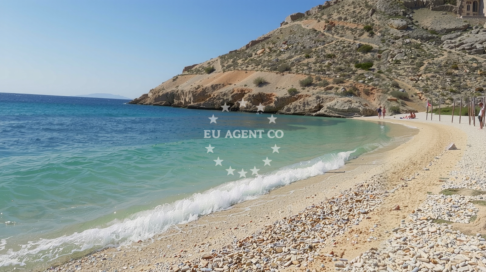 Additional view of Oprna Bay beach in Stara Baska 14, Stara Baška