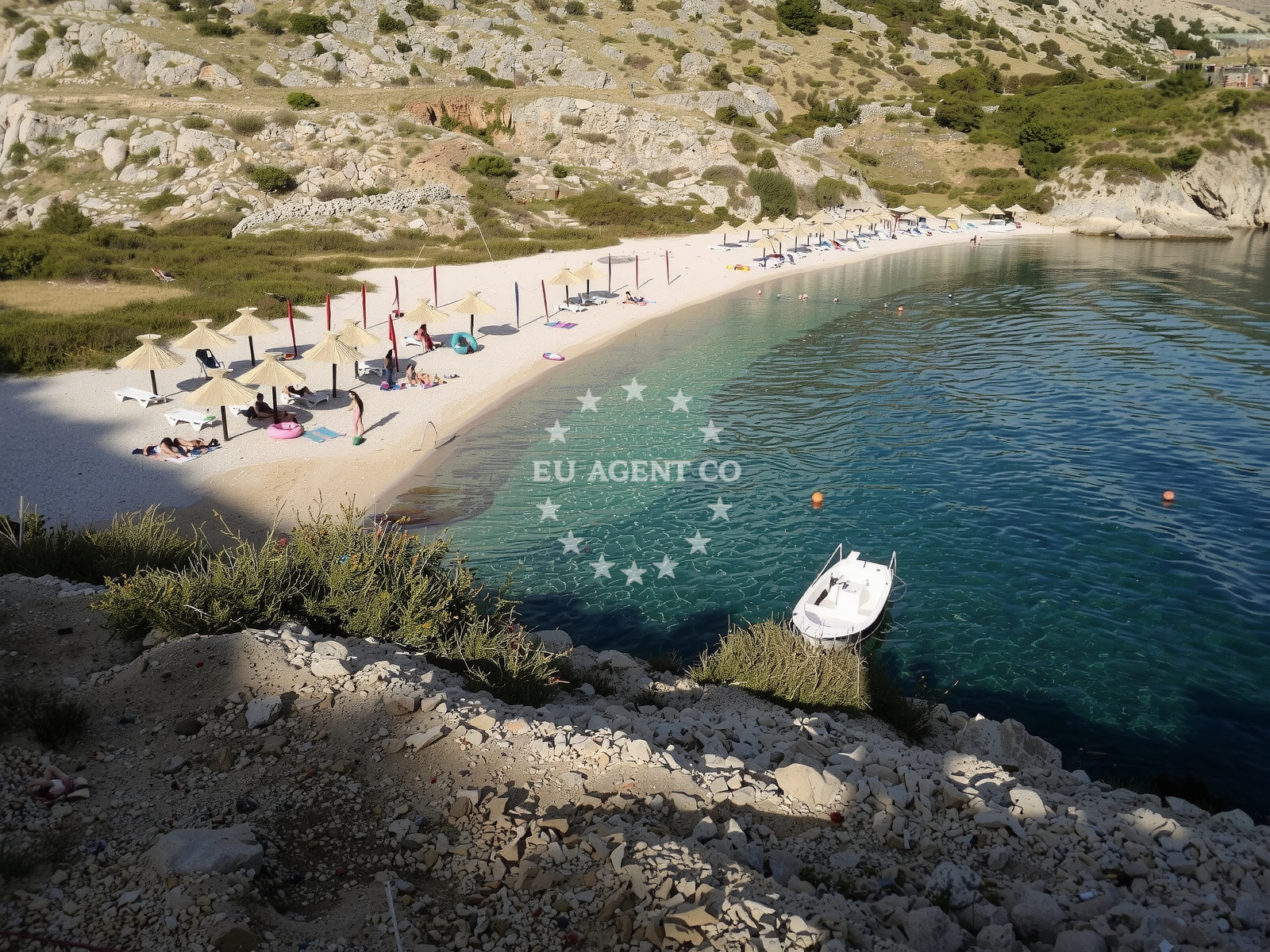 Additional view of Oprna Bay beach in Stara Baska 14, Stara Baška