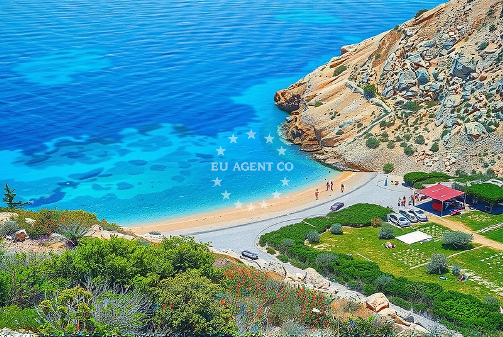 Additional view of Oprna Bay beach in Stara Baska 14, Stara Baška