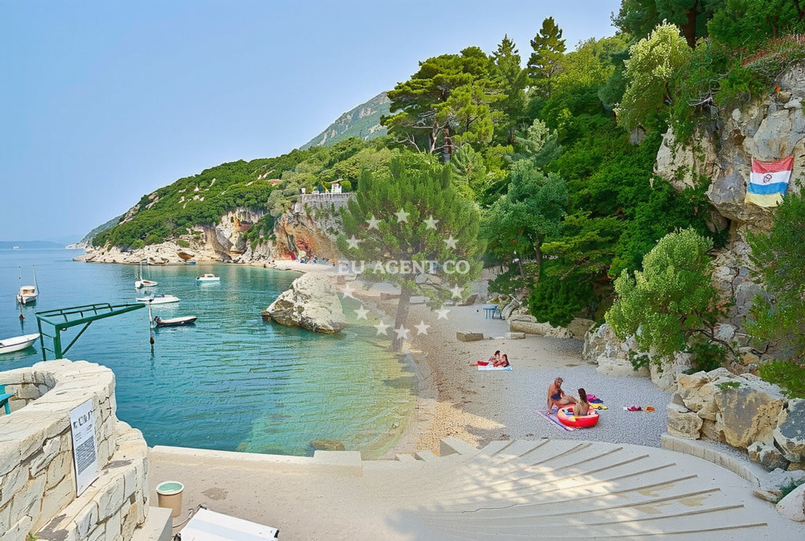 Additional view of Orasac beach in Pod Bracevo brdo 4, Orasac