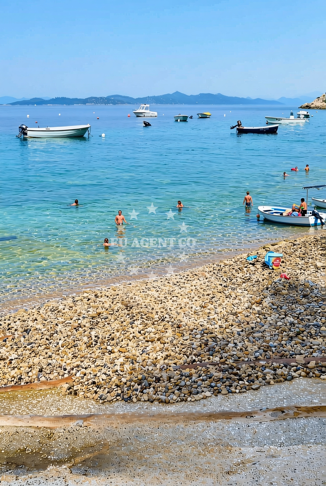 Sea and coastal view of Orašac: beaches and coves (3) in Orašac