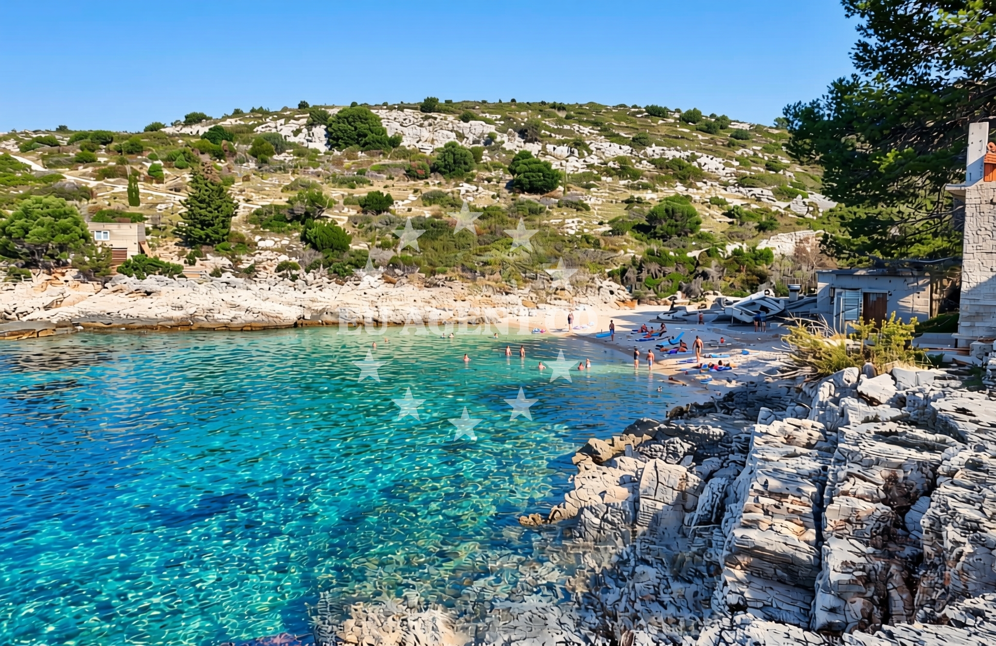 Additional view of Orihovica, Savar (Dugi otok) Beach in Orihovica