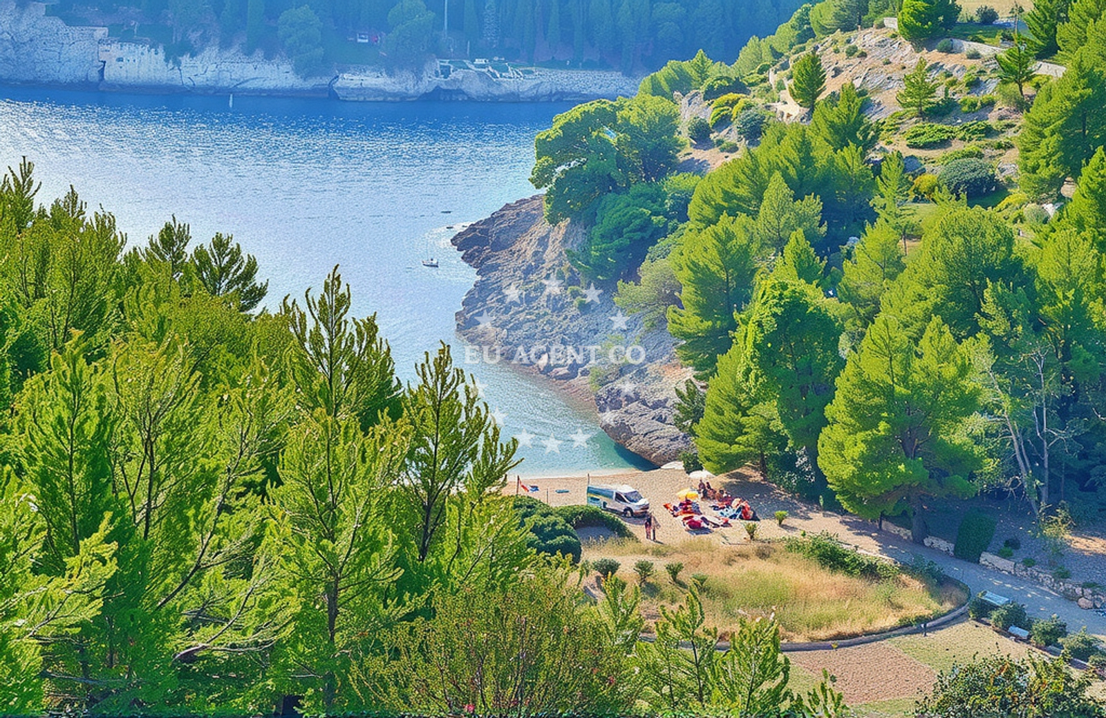 Additional view of Orlandusa beach in Žrnovo 1450, Žrnovo