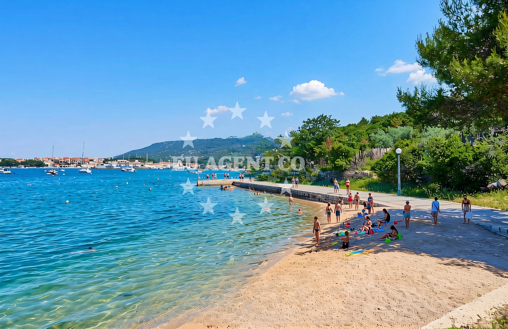 Overview of Orlec (Cres): beaches and coves in Orlec (Cres)