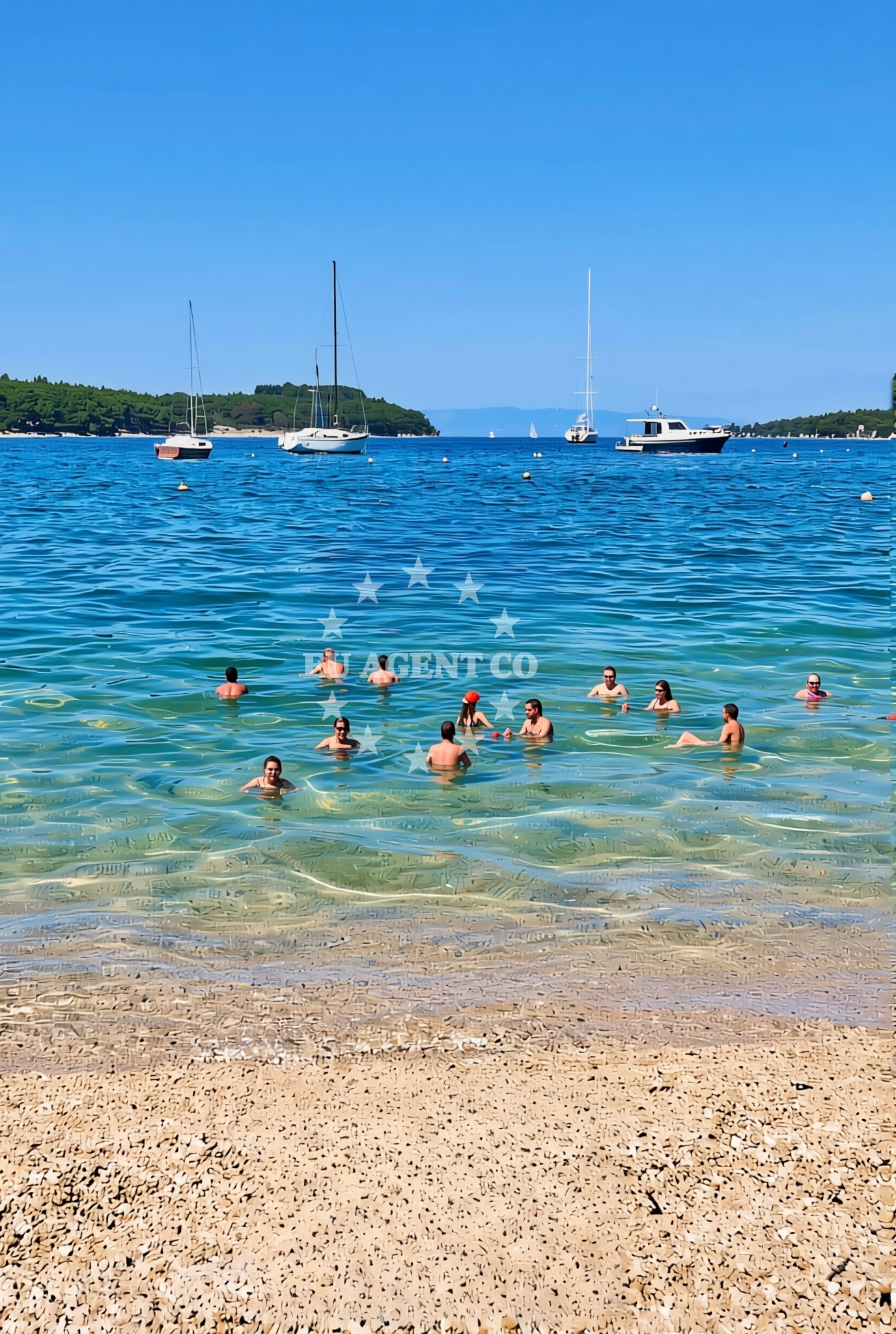 Beach facilities and surroundings at Orlec (Cres): beaches and coves in Orlec (Cres)