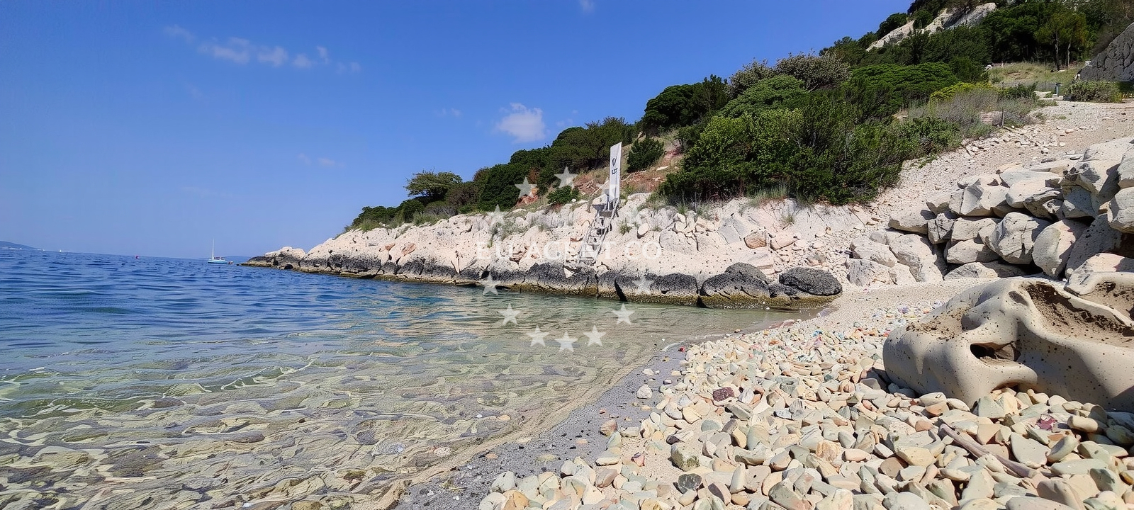Additional view of Orlice beach in , Trogir