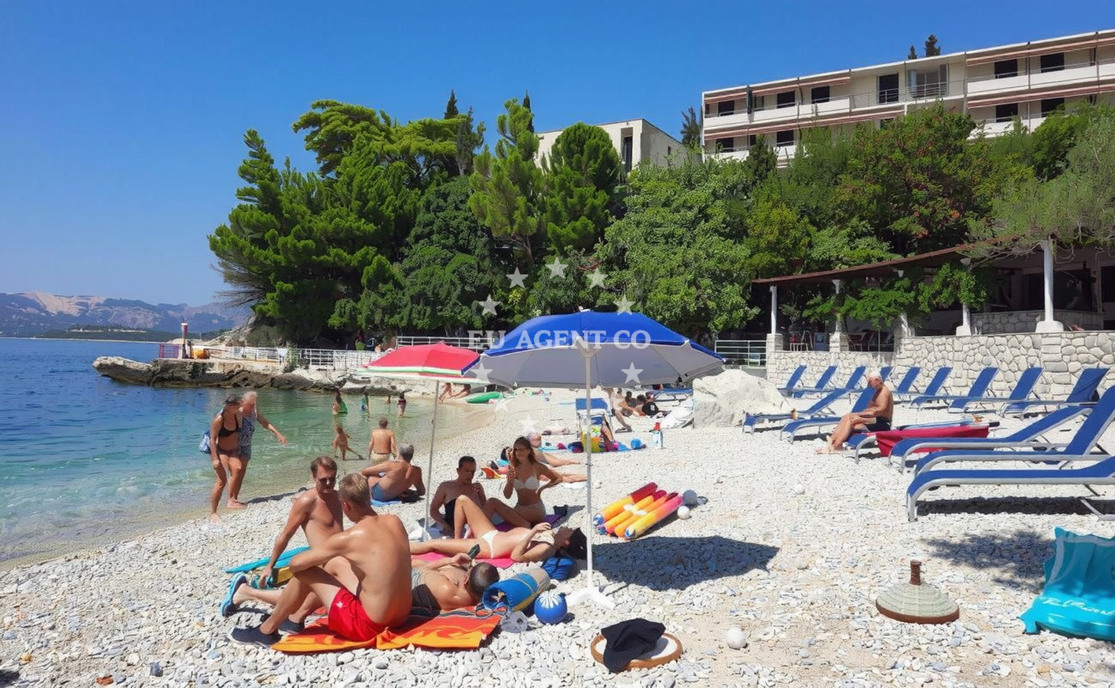 Additional view of Orphee beach in Plat 18, Mlini