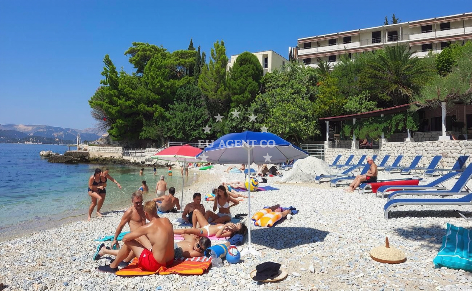 Additional view of Orphee beach in Plat 18, Mlini