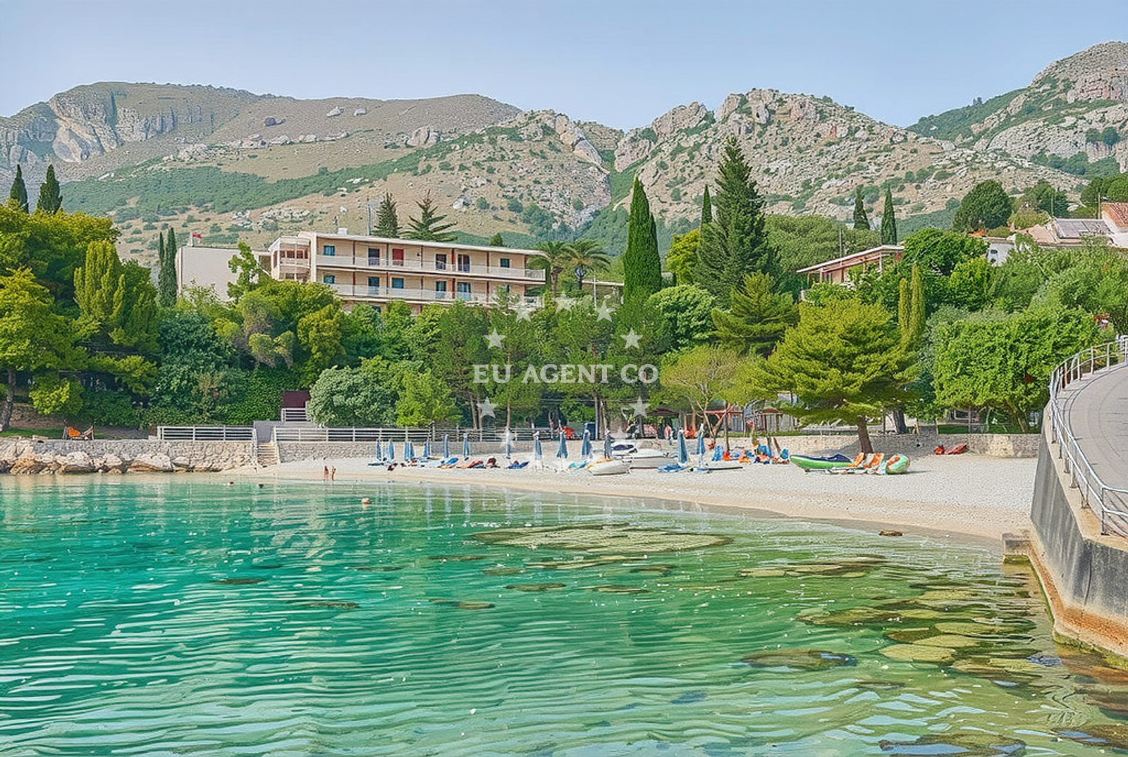 Additional view of Orphee beach in Plat 18, Mlini