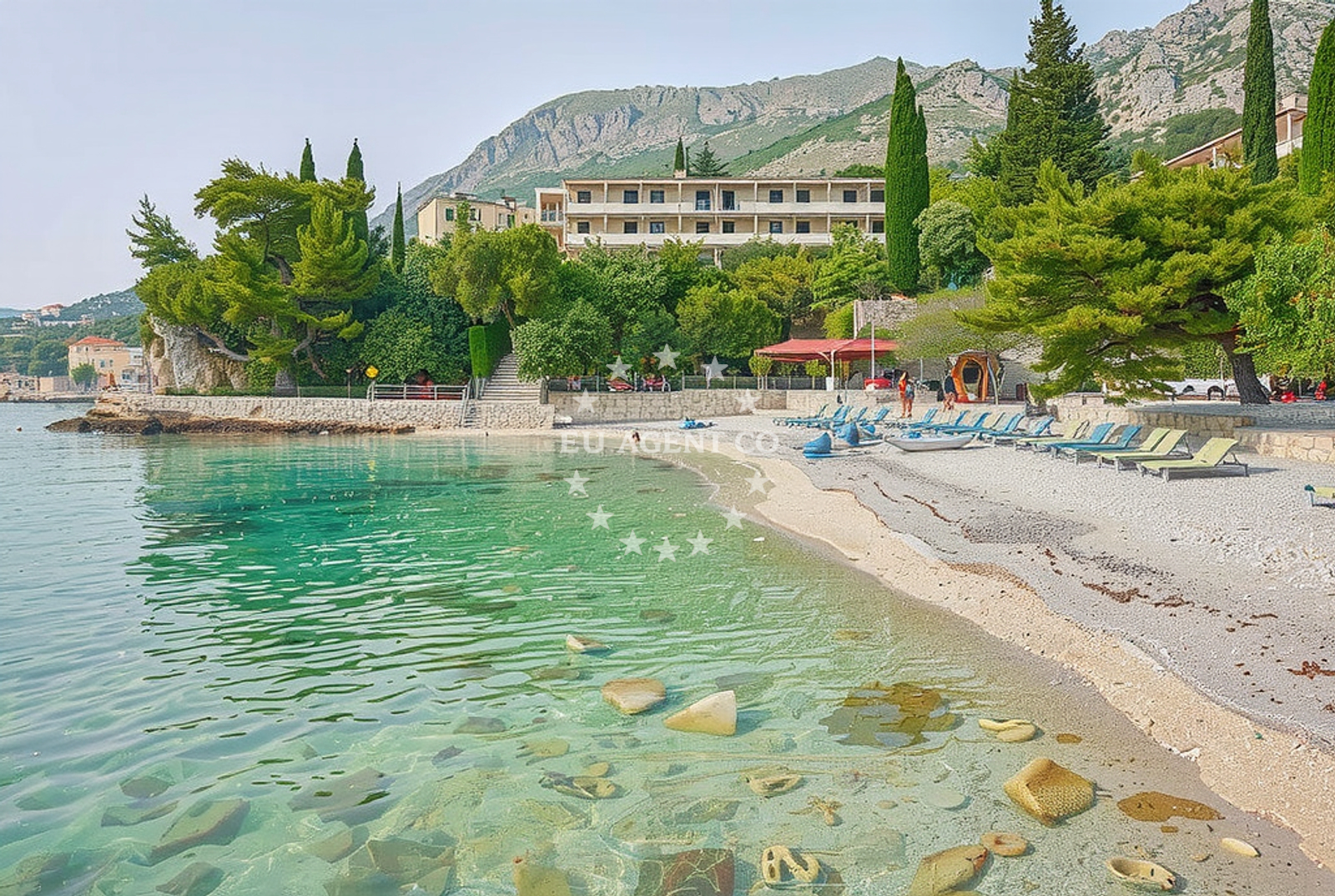 Additional view of Orphee beach in Plat 18, Mlini
