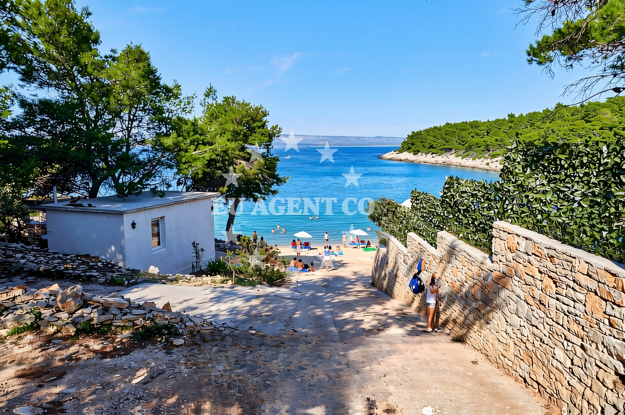 Additional view of Orsan, Vela Luka (Korčula) Beach in Orsan