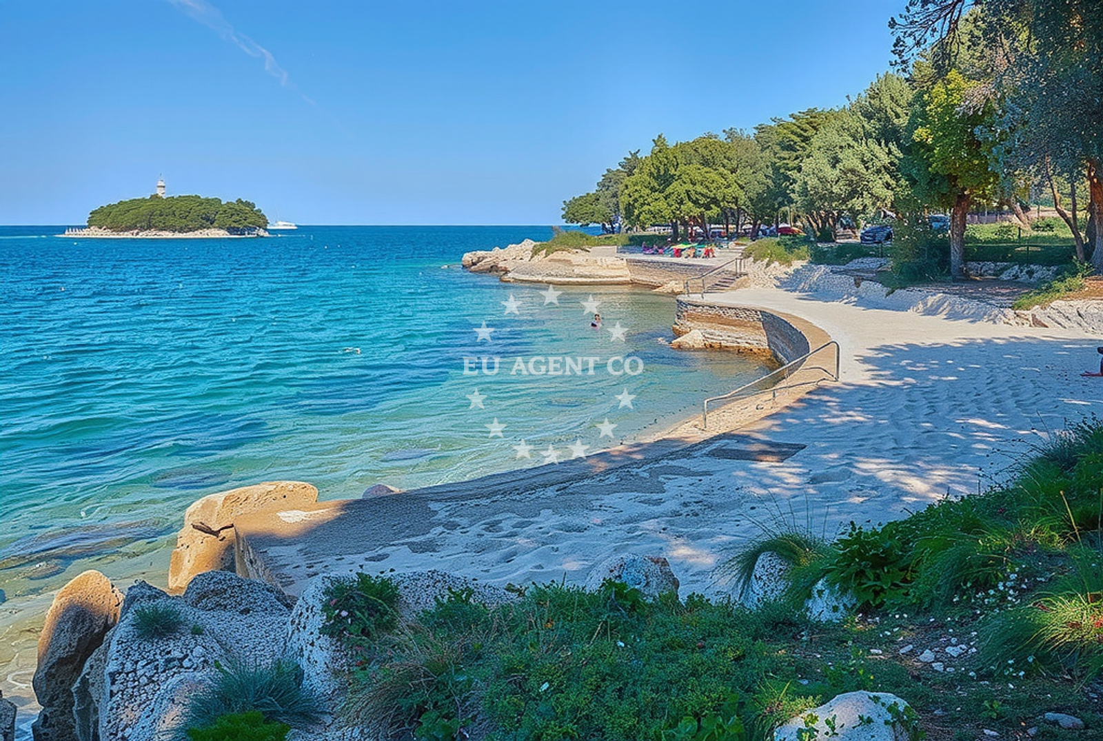 Additional view of Orsera beach in 56 Ulica Rade Končara, Vrsar