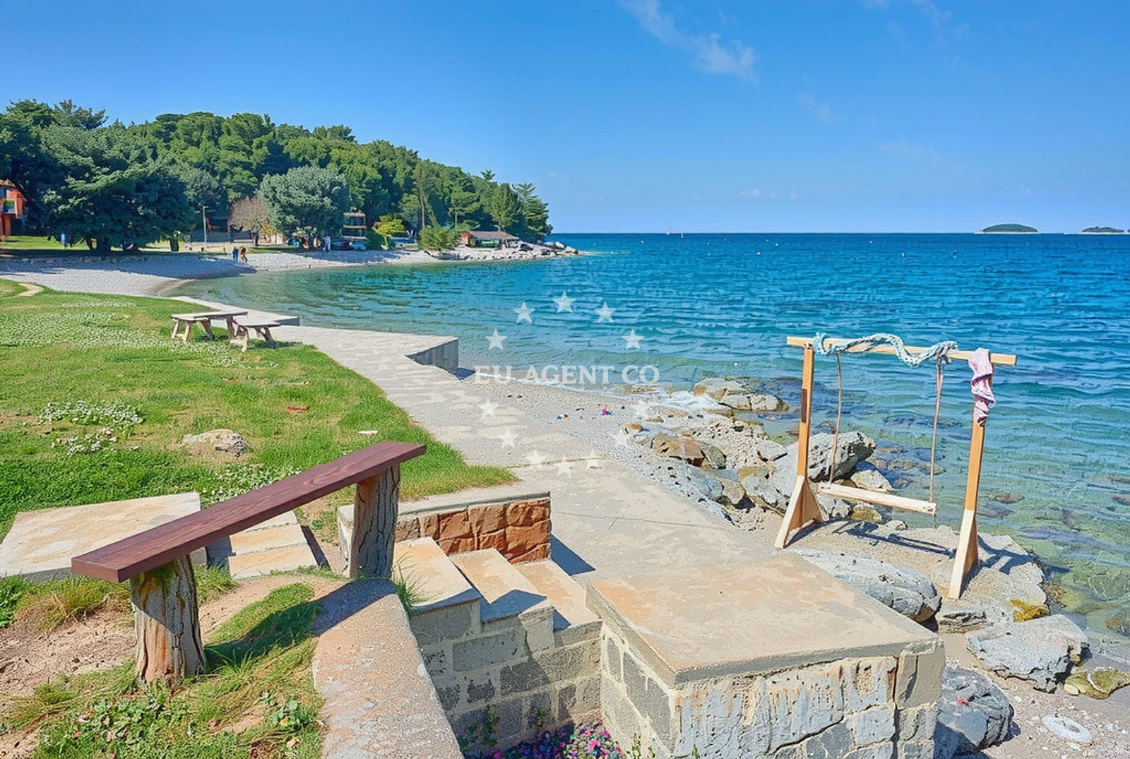Additional view of Orsera beach in 56 Ulica Rade Končara, Vrsar