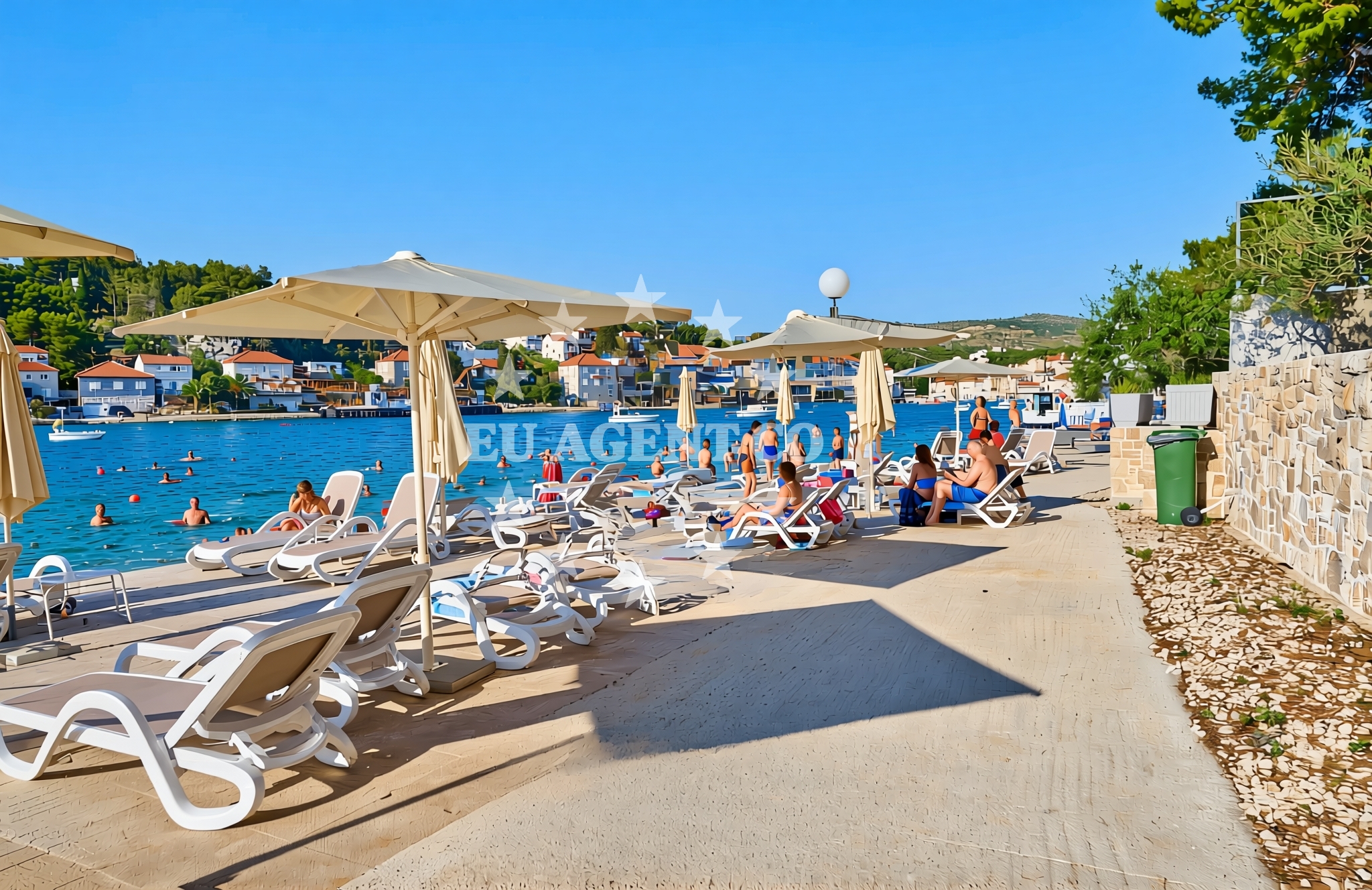 Additional view of Osam, Milna (Brač) Beach in Osam