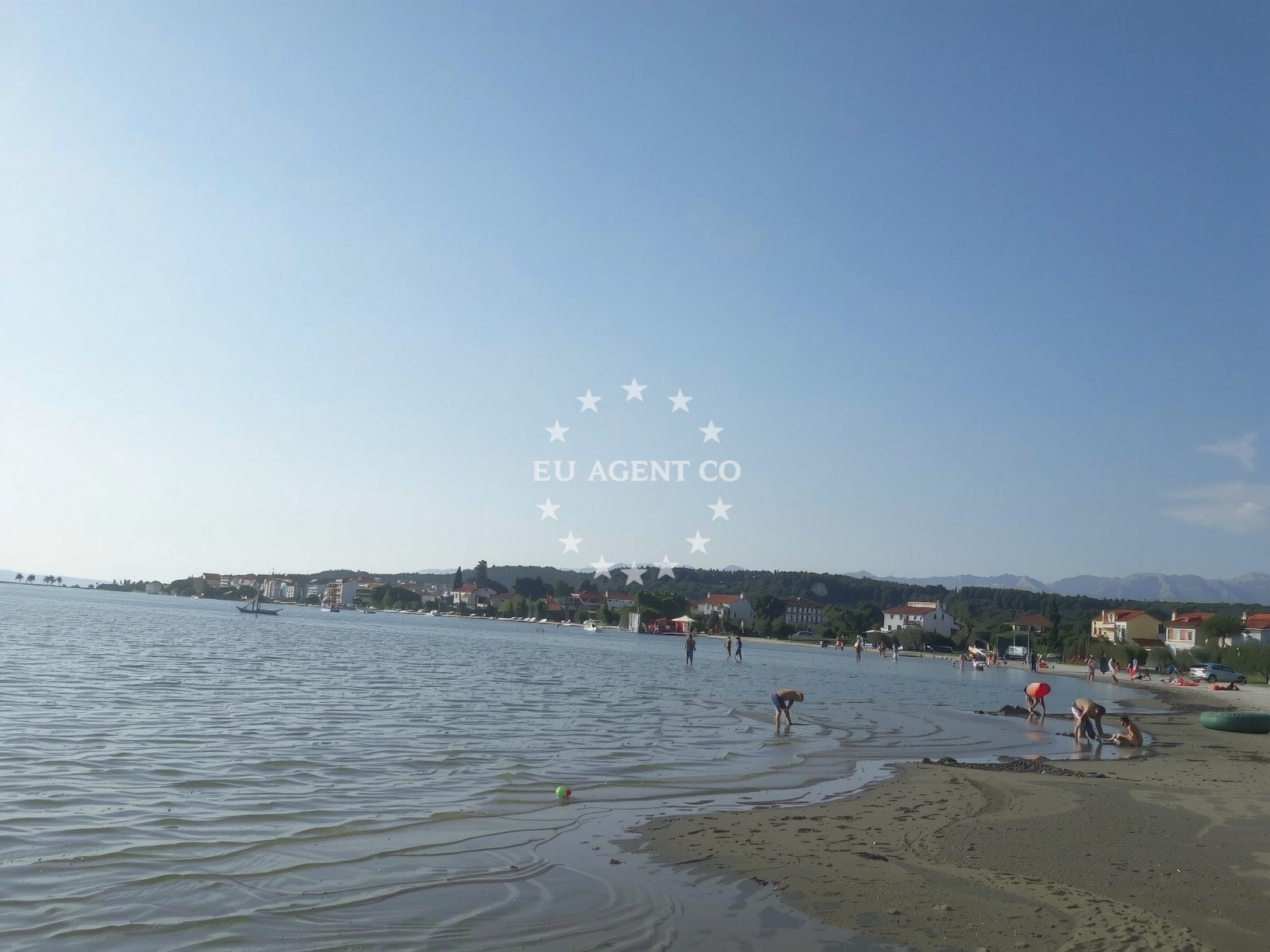 Sea and coastal view of Oseka Ljubac in Ljubač 4,4, Zadar