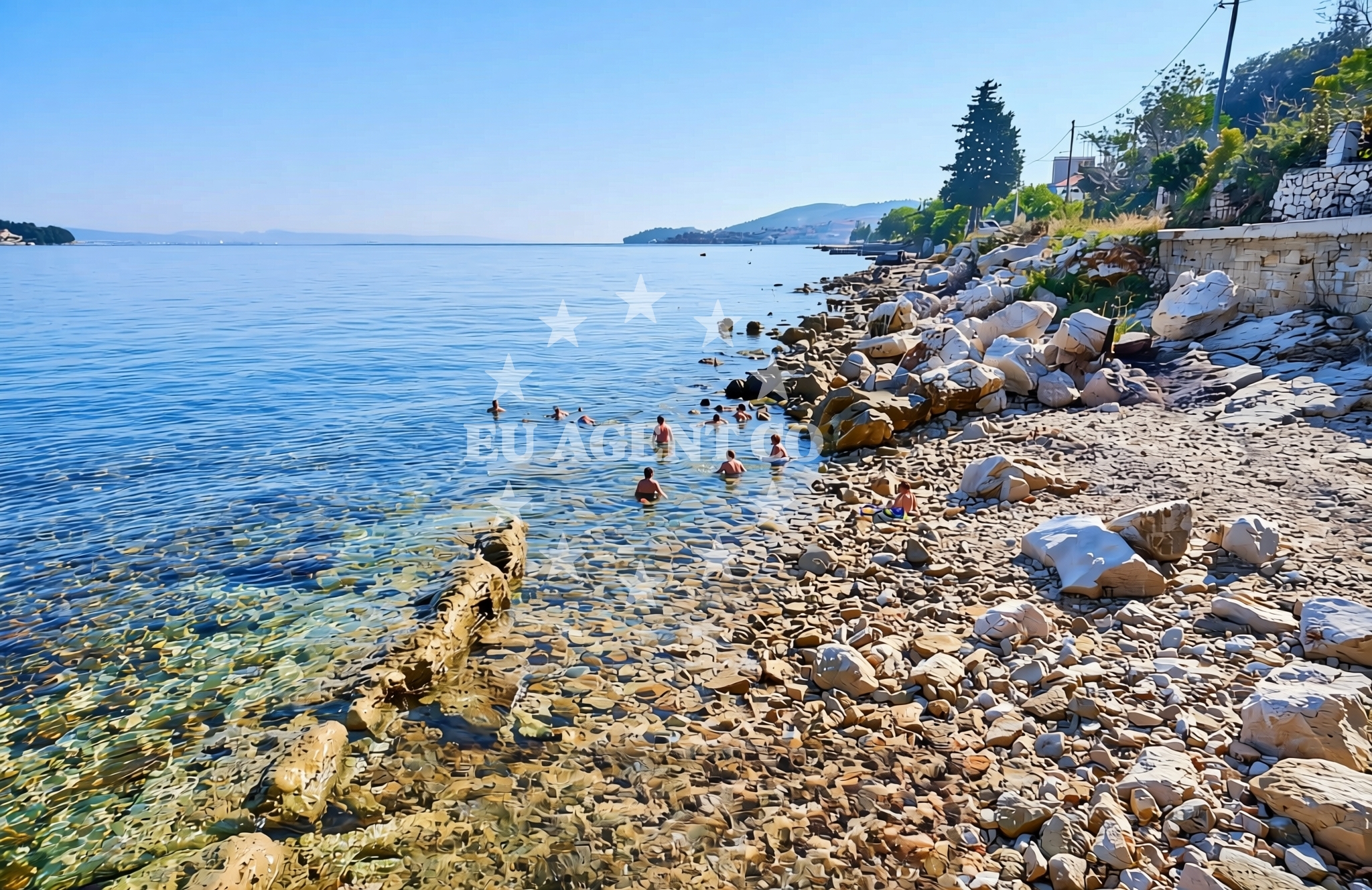 Overview of Ošljak (Ošljak): beaches and coves in Ošljak (Ošljak)