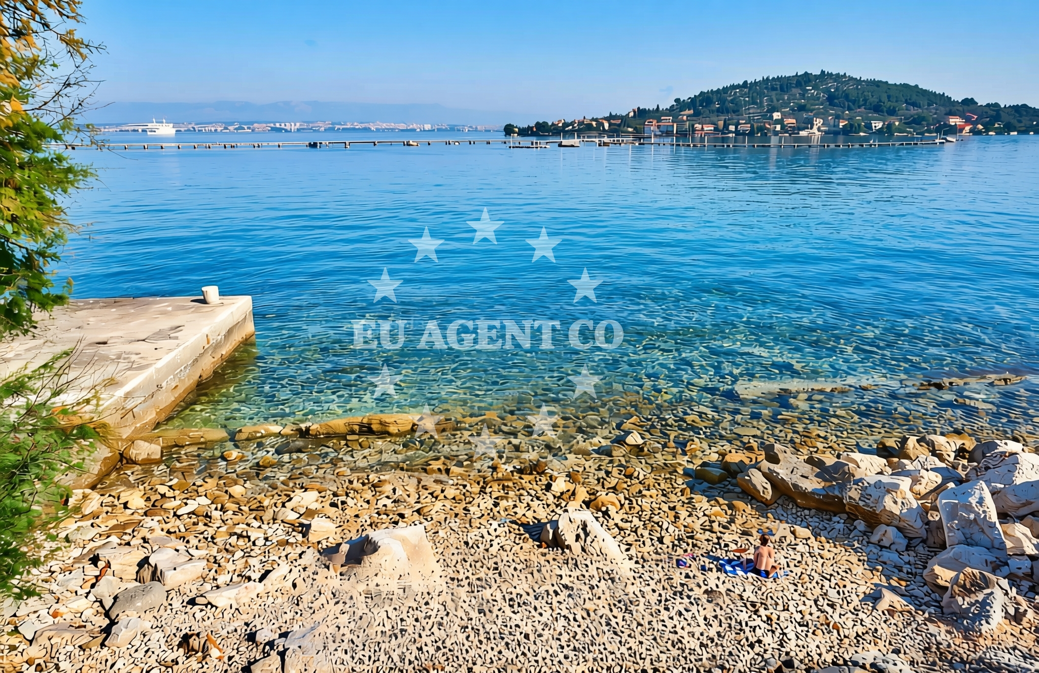 Shoreline and swimming area at Ošljak (Ošljak): beaches and coves in Ošljak (Ošljak)