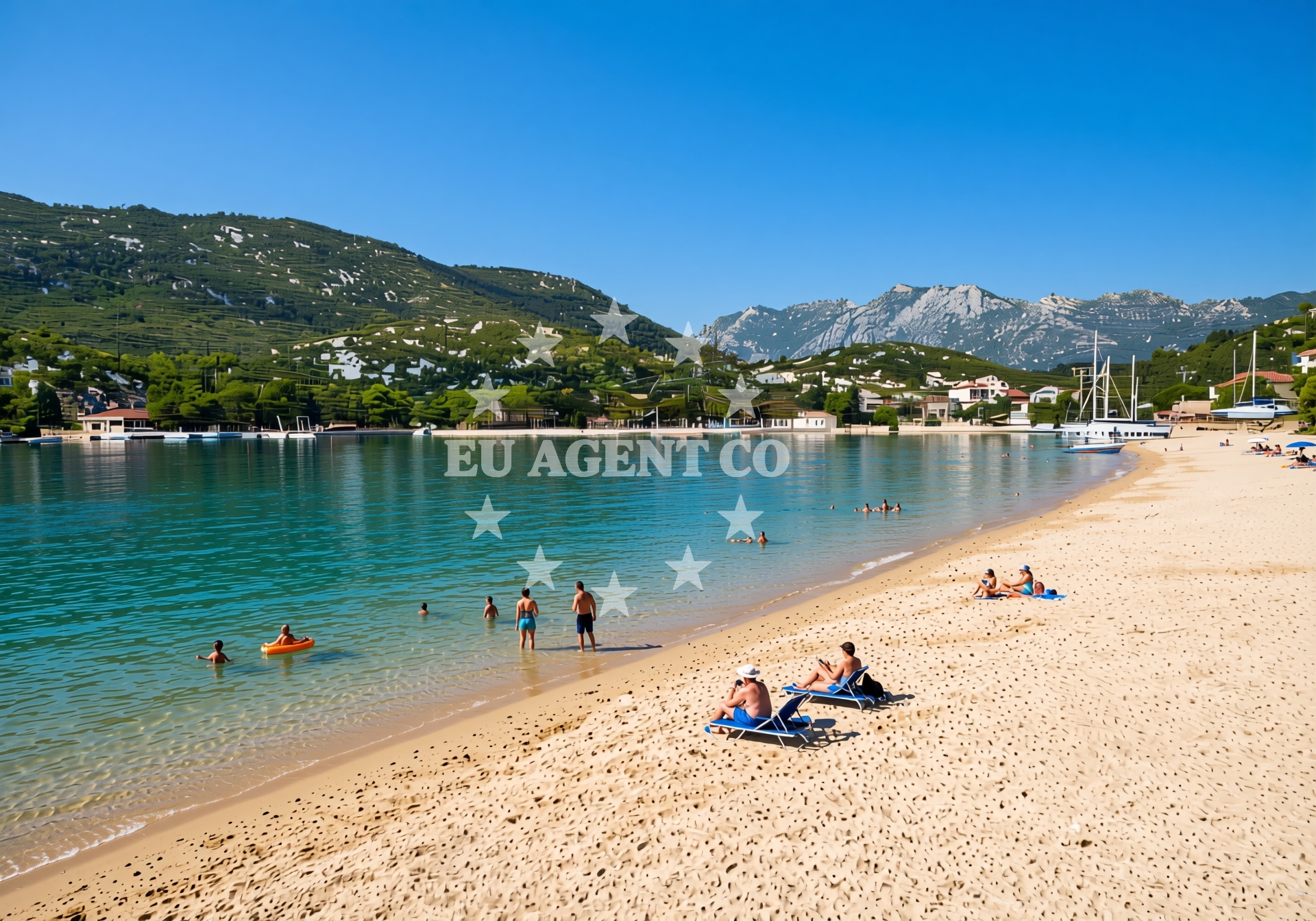 Overview of Osobjava: beaches and coves (1) in Osobjava