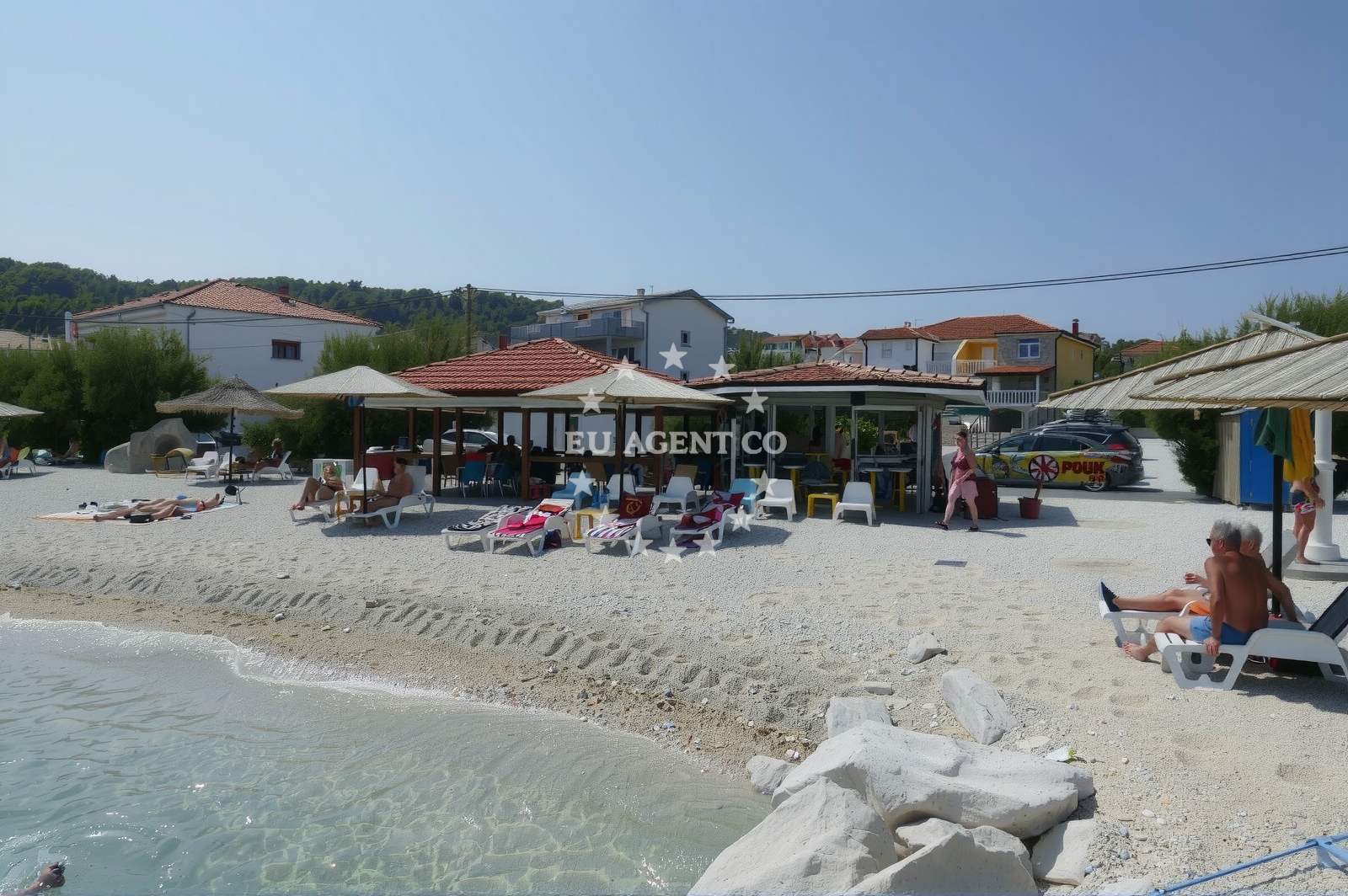 Additional view of Osoje beach in Liveli 12B Flat 1, Slatine